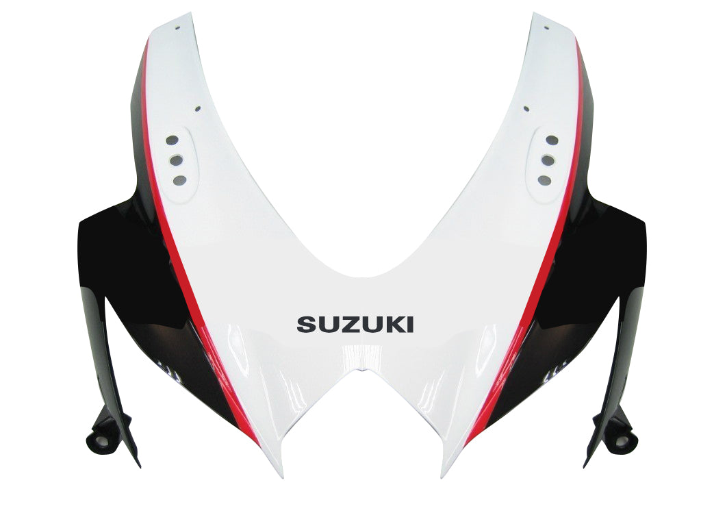 Carenados Amotopart 2008-2010 Suzuki GSXR 600 750 Negro Blanco GSXR Genérico