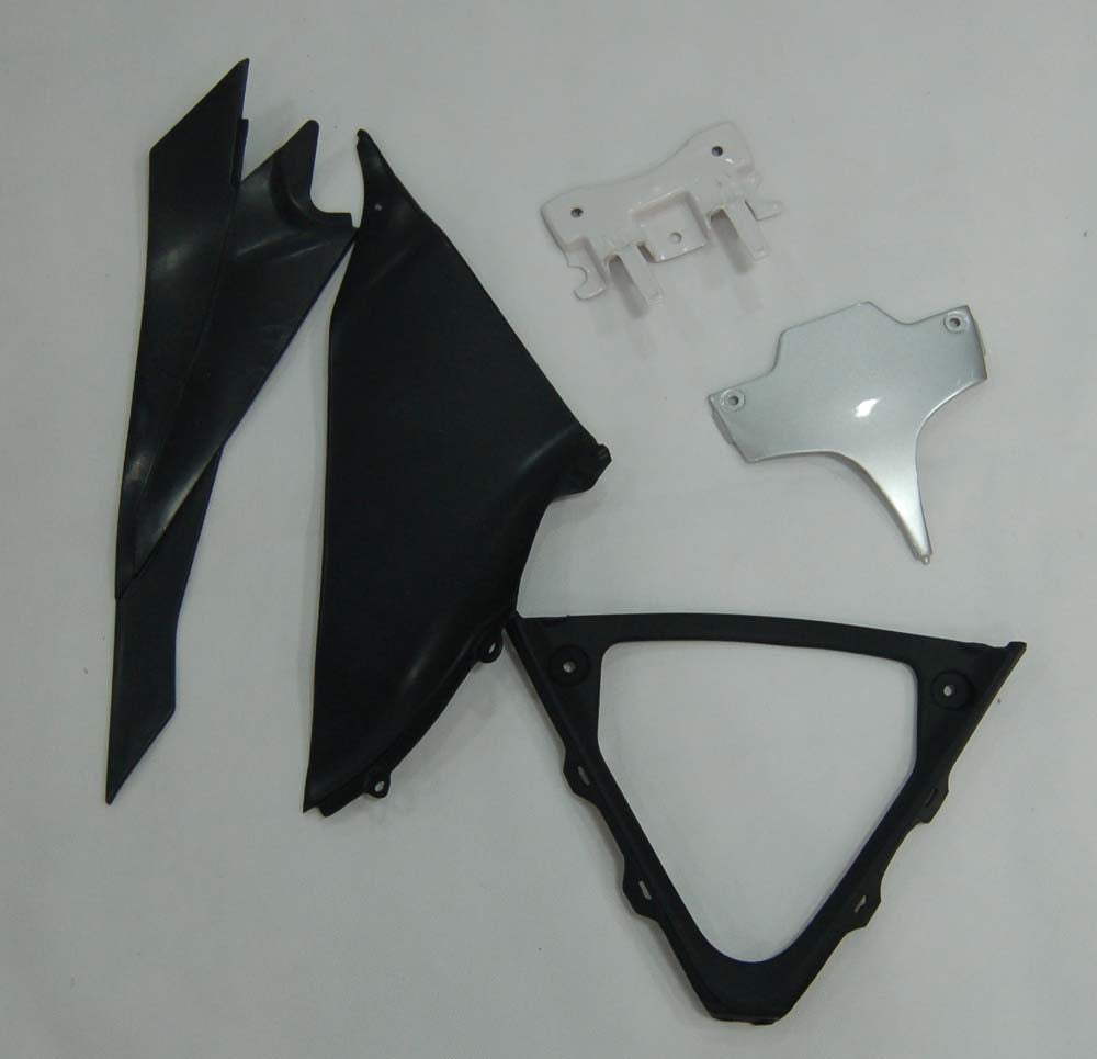 Carénages Amotopart 2008-2010 Suzuki GSXR 600 750 Argent Noir GSXR Generic