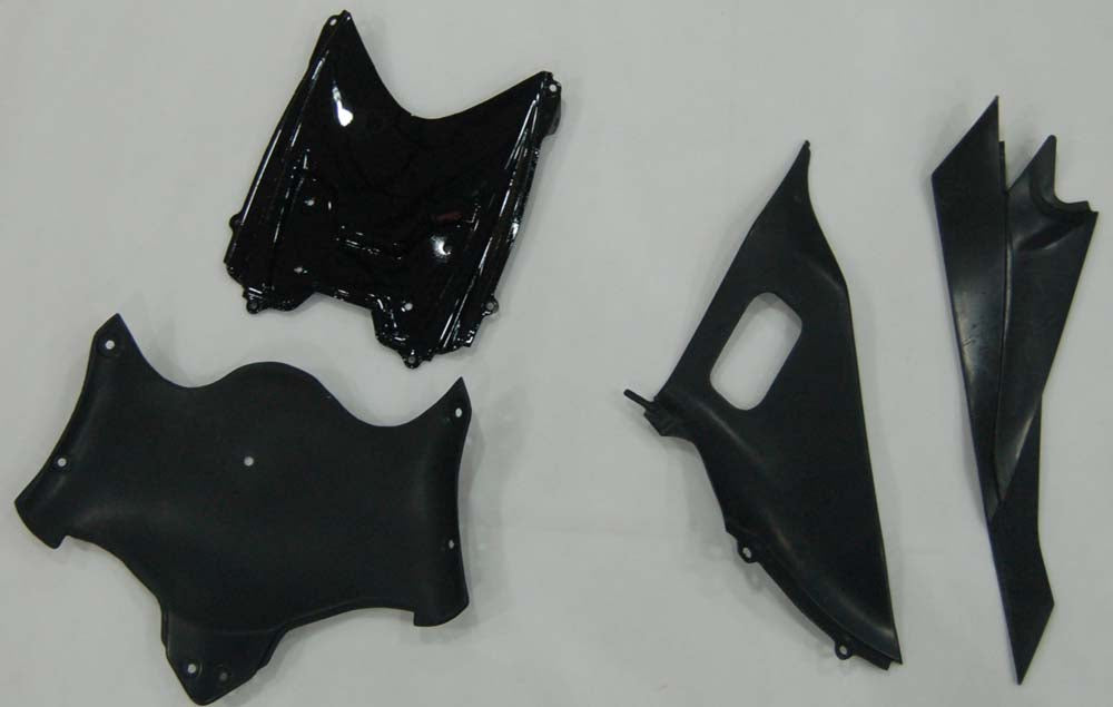 Carenados Amotopart 2008-2010 Suzuki GSXR 600 750 Negro Plata Jordan Genérico