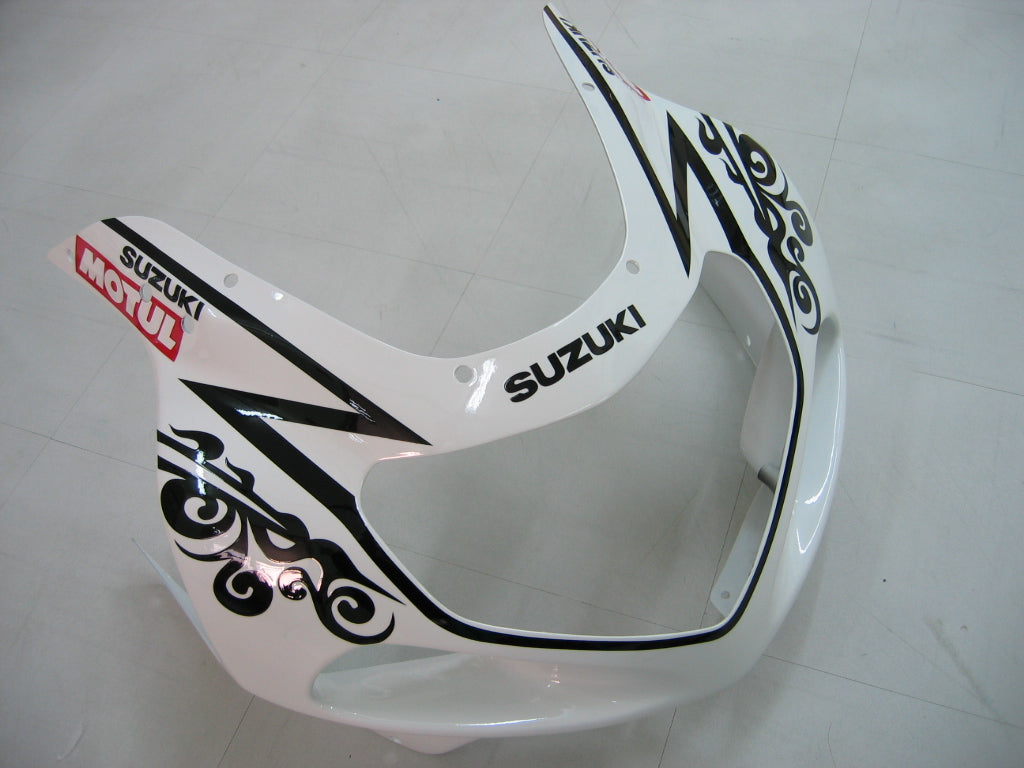 Carenados Amotopart 2001-2003 Suzuki GSXR 750 Blanco Negro Alstare Corona Genérico