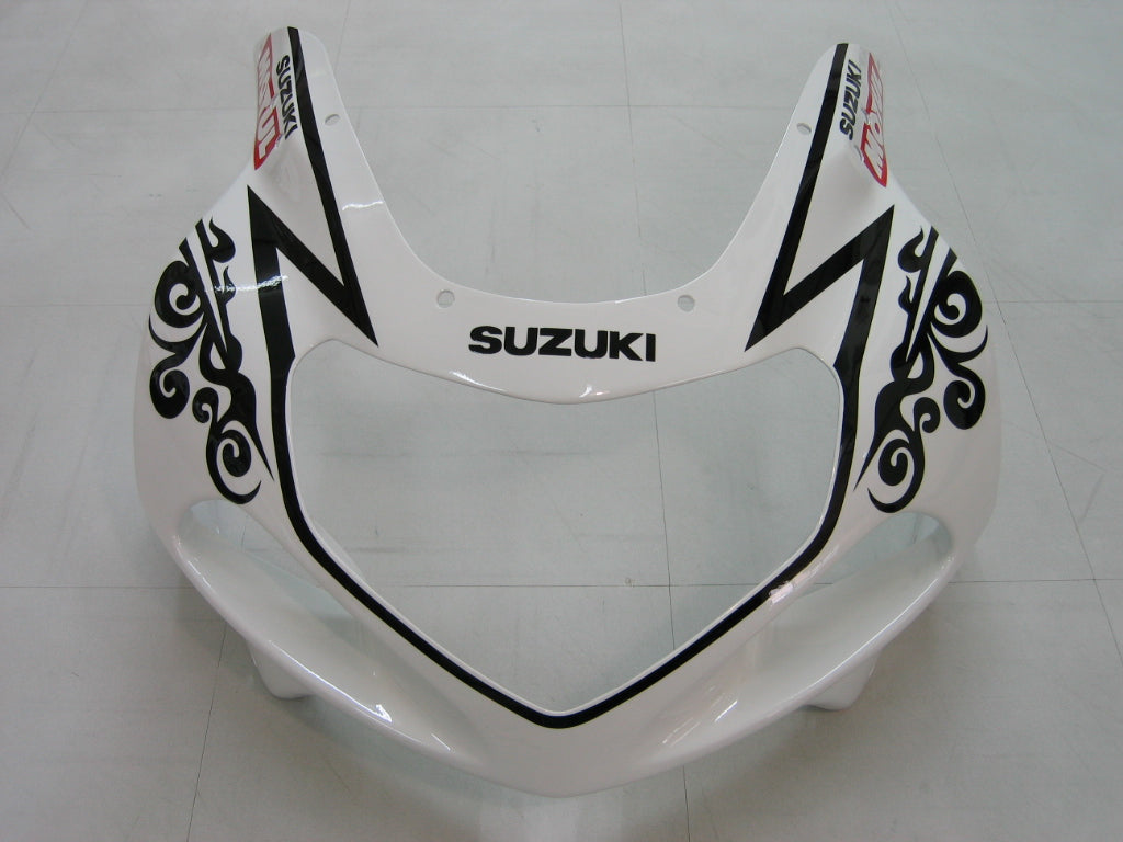 Carenados Amotopart 2001-2003 Suzuki GSXR 750 Blanco Negro Alstare Corona Genérico