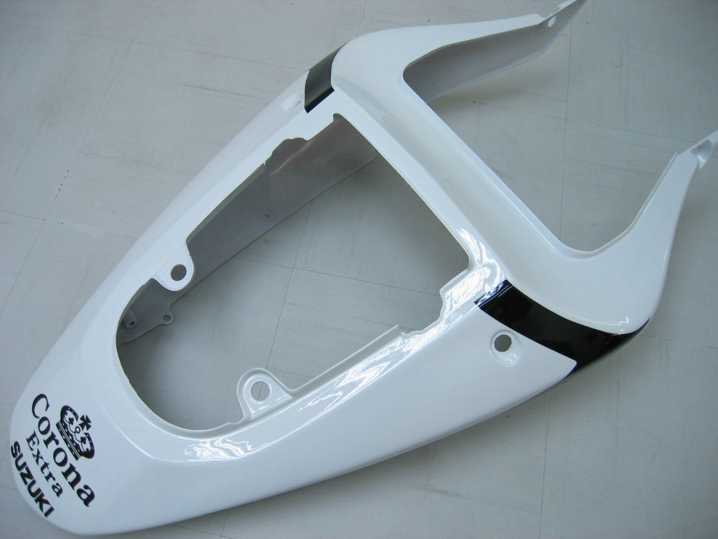 Carenados Amotopart 2001-2003 Suzuki GSXR 750 Blanco Negro Alstare Corona Genérico