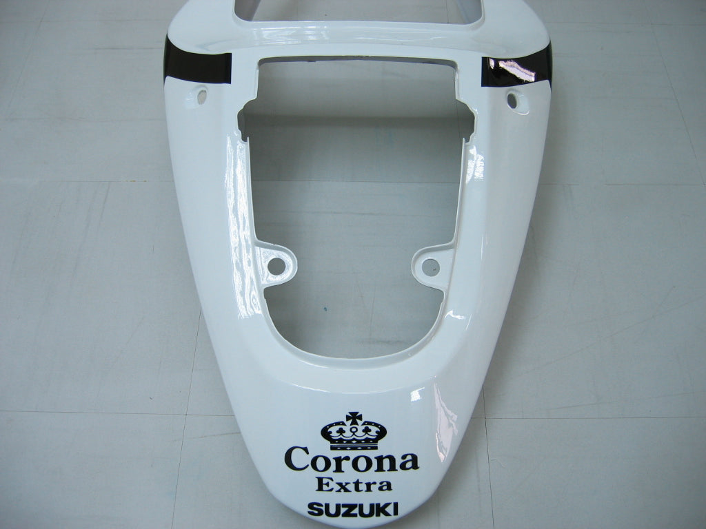 Carenados Amotopart 2001-2003 Suzuki GSXR 750 Blanco Negro Alstare Corona Genérico