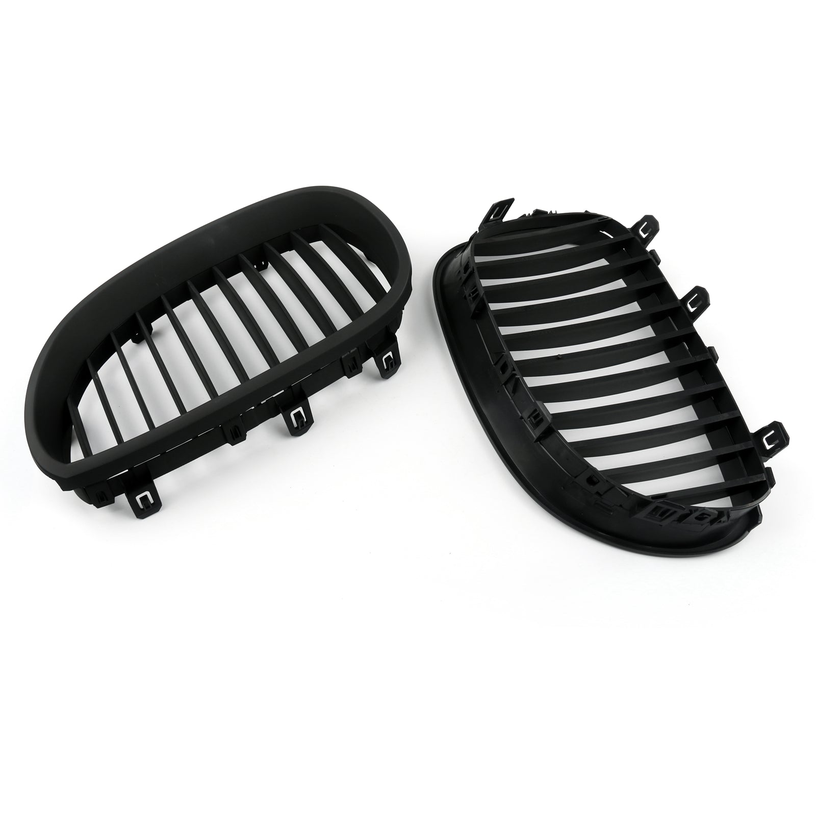 Front Fence Grill Grille Gloss Black M Color Mesh For BMW E6 E61 5 Series 3-1