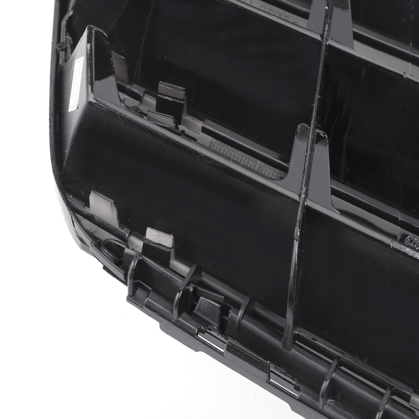Parrilla delantera cromada LED negra para Benz Clase C W204 C300 C350 2008-2014 Genérico 
