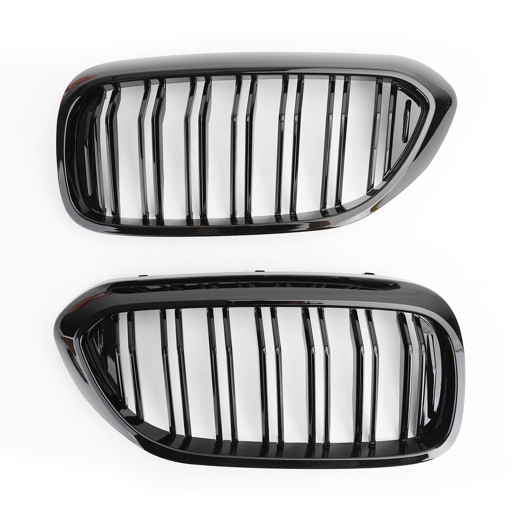 Griglia A Doppio Rene Nero Lucido Per BMW X5 F15 (2014-2017) E X6 F16 (2014-2018): Ricambio In ABS, Protezione E Stile