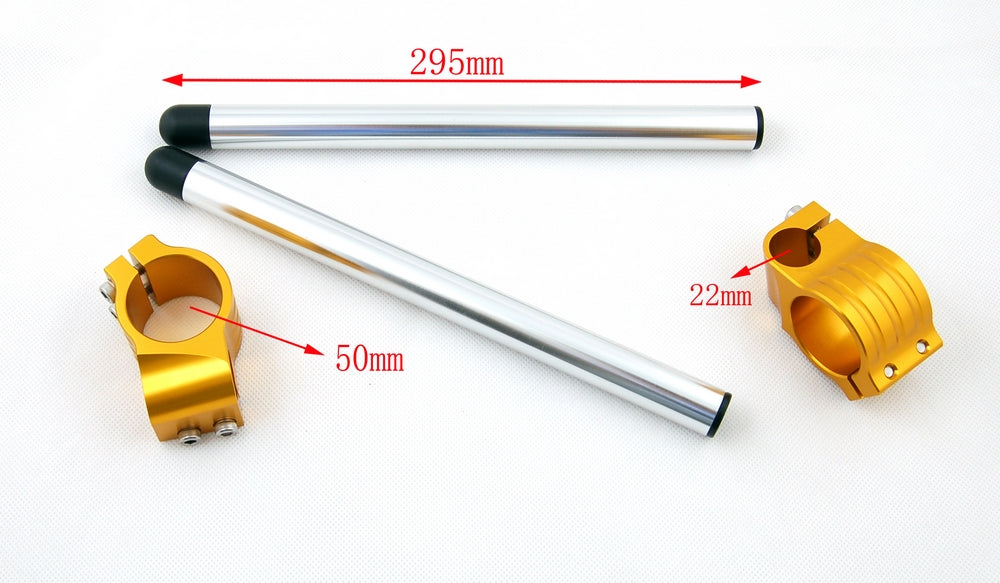 Clip de guidon CNC 50MM pour Ducati Monster Aprilia RSV Mille Mille R RS 250 générique