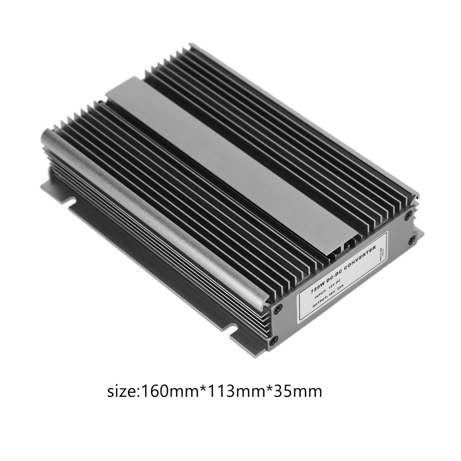 DC-DC 12V Step Up to 36V 20A Régulateur de convertisseur 'alimentation de voiture étanche