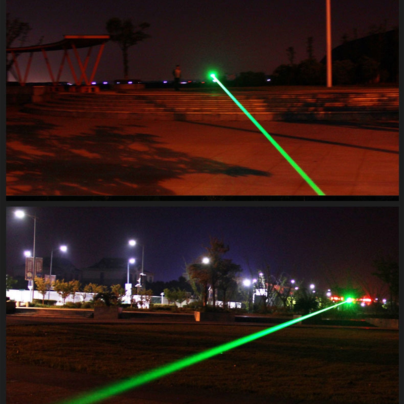 Rechargeable 900 Miles Rouge/Vert Pointeur Laser Stylo Lazer 650nm/532nm Faisceau Visible