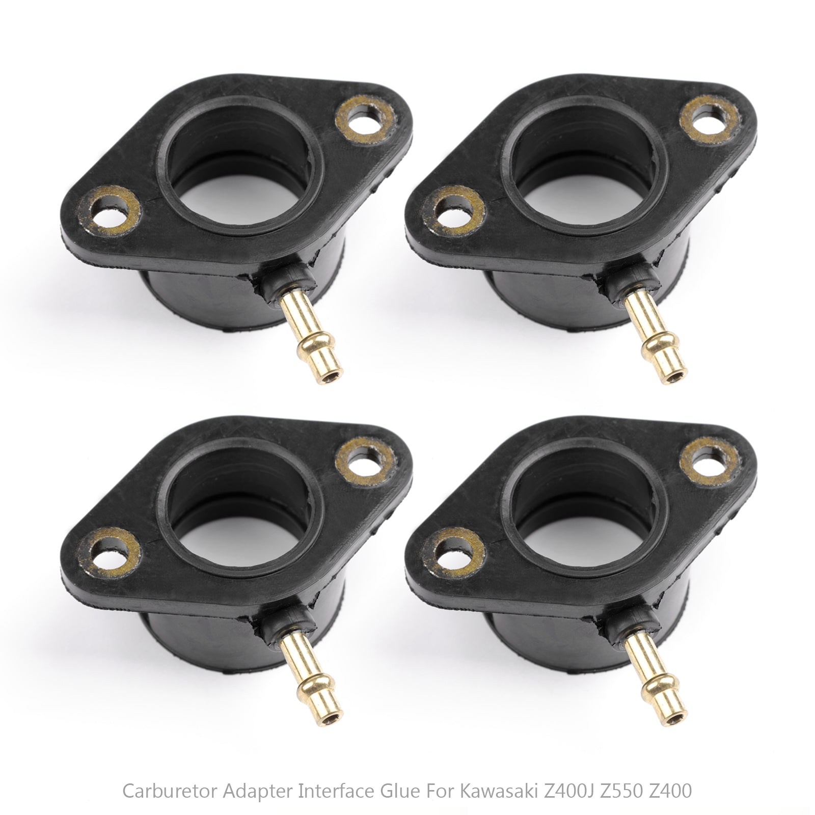 4x bottes de collecteur d'admission de carburateur pour Kawasaki Z400J KZ500B KZ550 Ltd 16065-1014 générique