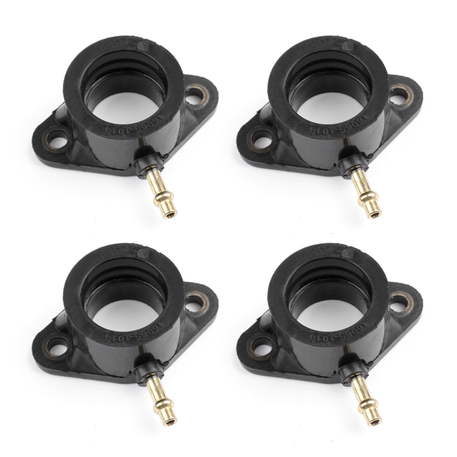 4 botas de colector de admisión de carburador para Kawasaki Z400J KZ500B KZ550 Ltd 16065-1014 genérico