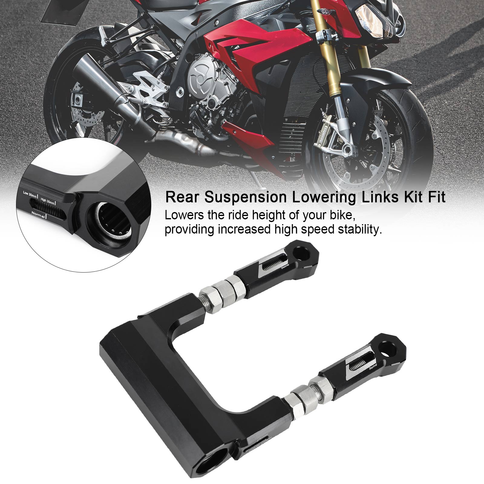 BMW S1000R 2014-2016 S1000RR 2010-2013 Kit de biellettes de descente de suspension arrière Fedex Express