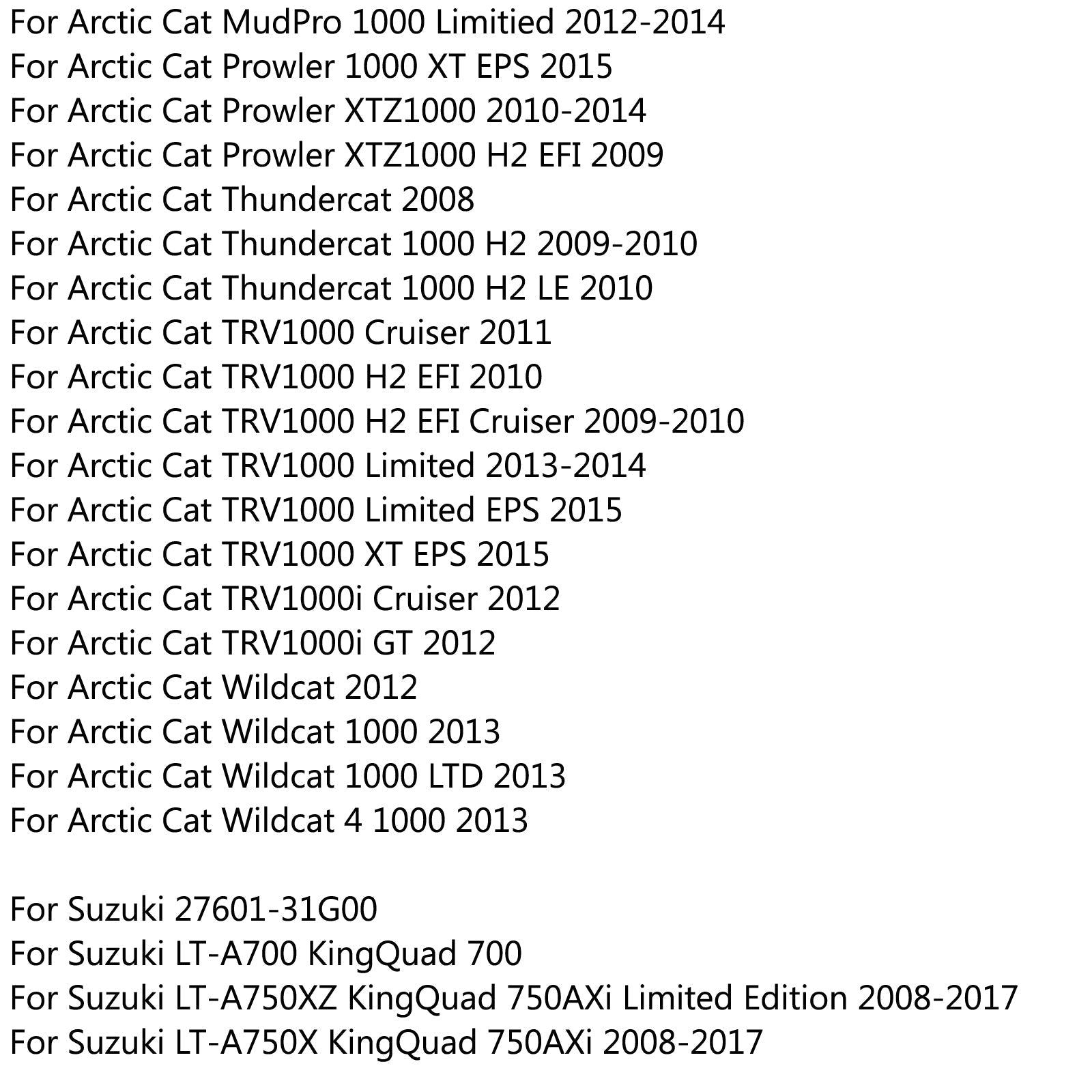 Courroie d'entraînement 3403-141 pour Arctic Cat 700 EFI Wildcat 1000 TRV1000 KingQuad 700 générique