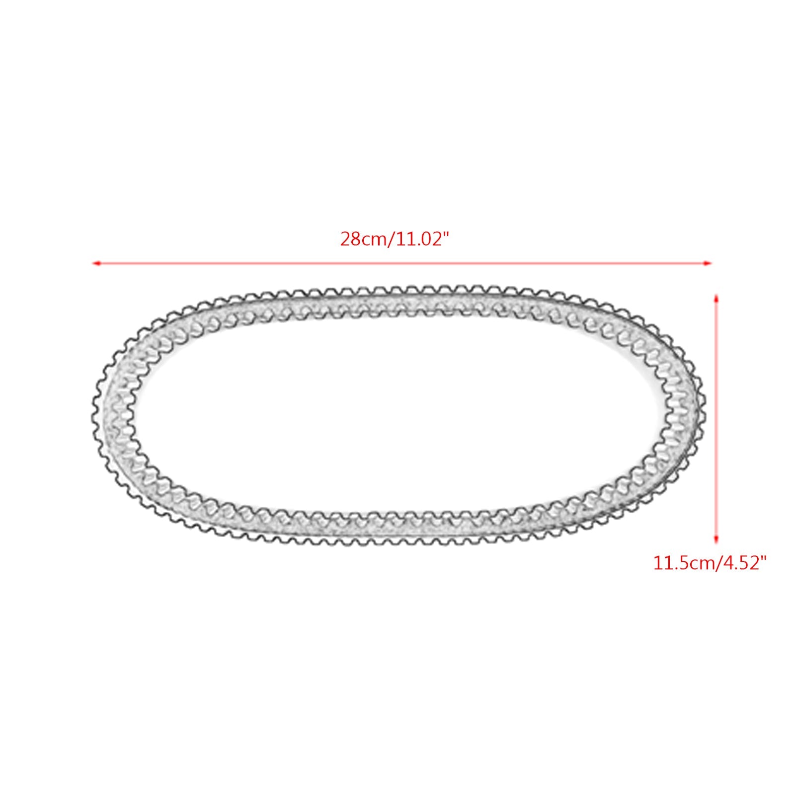 Cinghia di Trasmissione 683OC x 18W Per Kawasaki KSF50 KFX 50 2007-2019 ATV P/N.59011-Y001 Generico