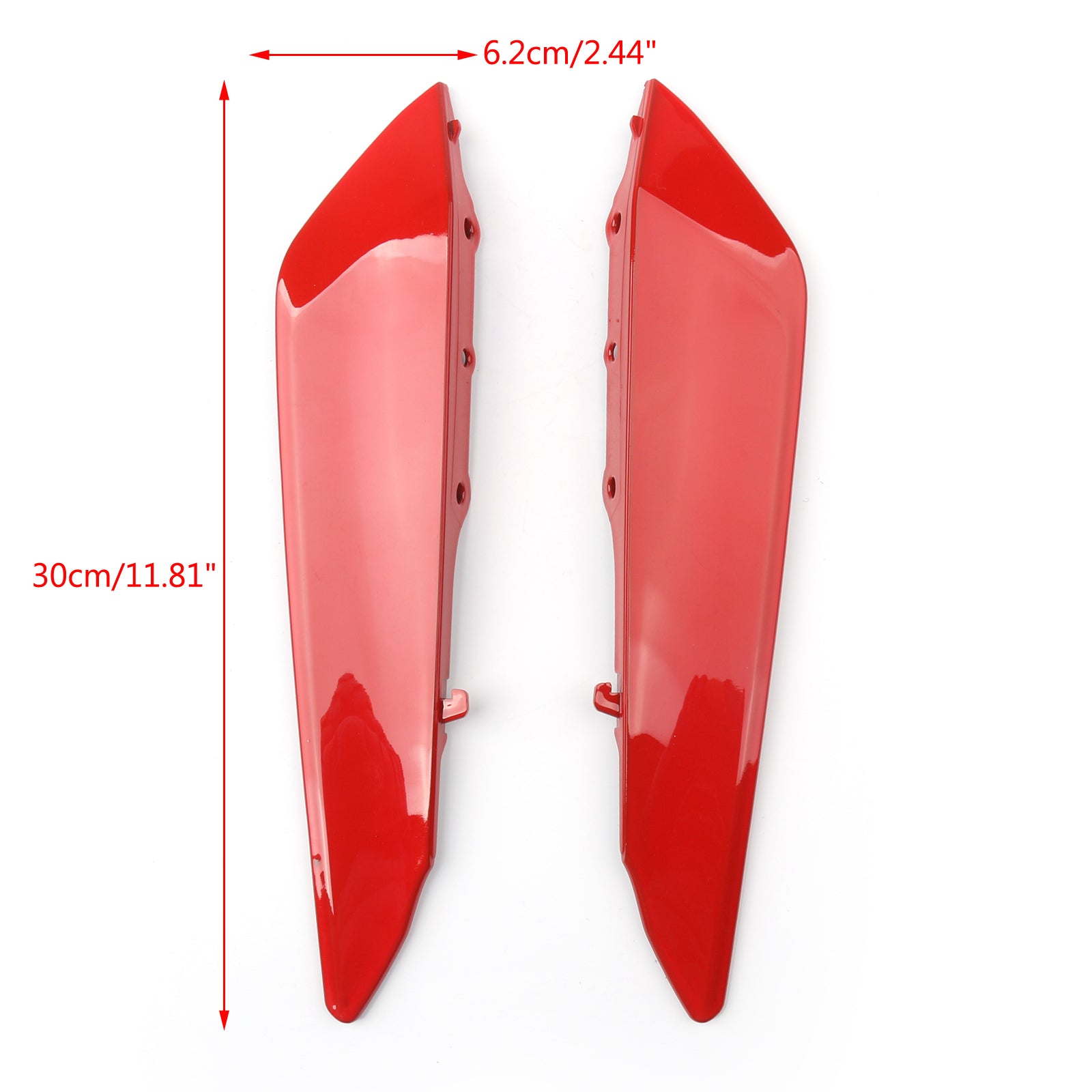 Couverture de capot de carénage de garniture de panneau de siège latéral arrière rouge pour Ducati 959 1299 15-19 générique