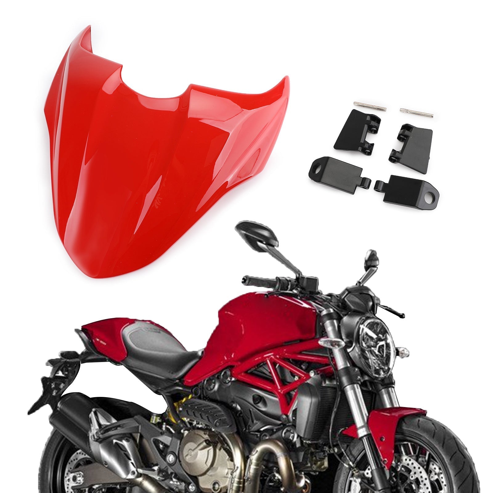 Couverture de carénage de capot de siège arrière de moto ABS pour DUCATI 821 2015-2016 générique