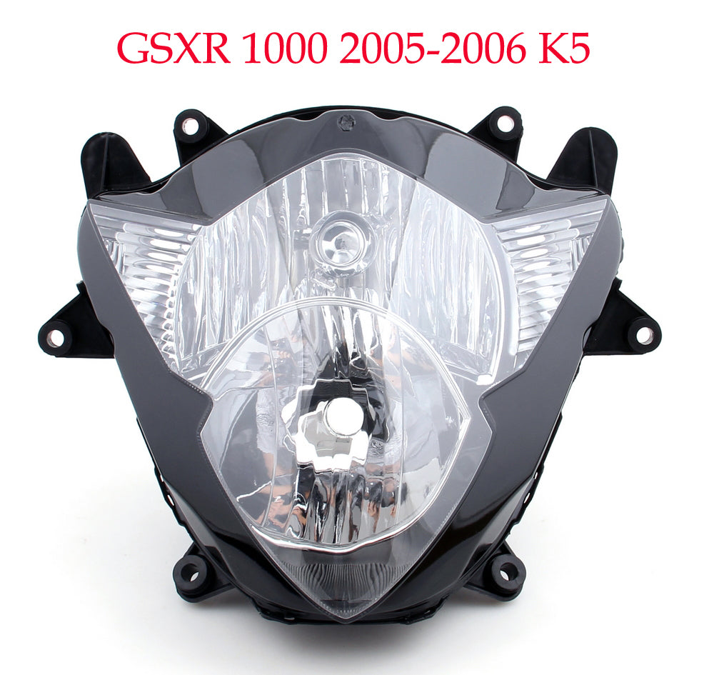 Moottoripyörän ajovalokokoonpano Suzuki GSXR 600 750 1000 Hayabusa 1300 Generic Clear