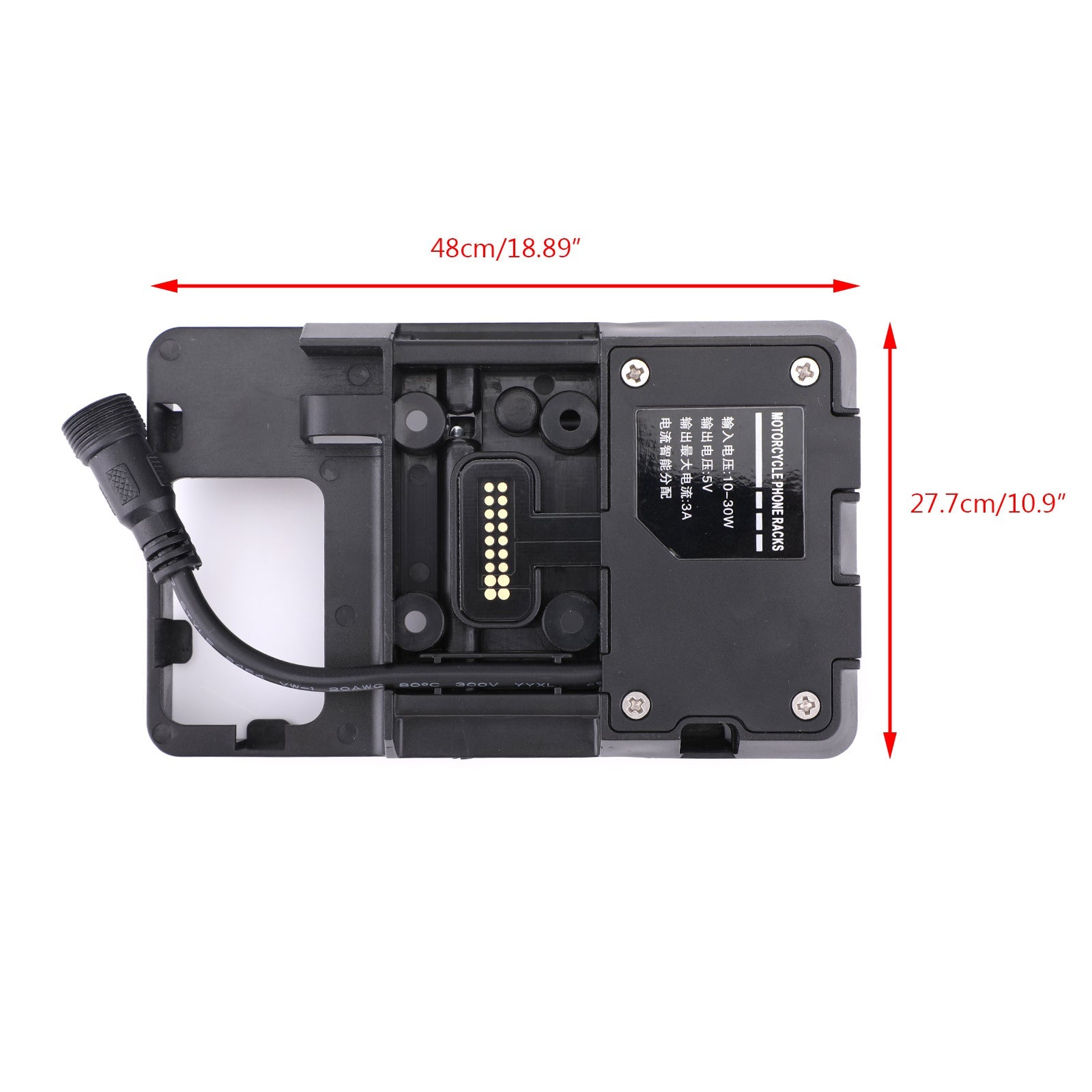 Support de Navigation de téléphone portable moto USB chargeant le support de 12 MM pour BMW F700GS F800GS R1200GS ADV CRF1000L Africa Twin