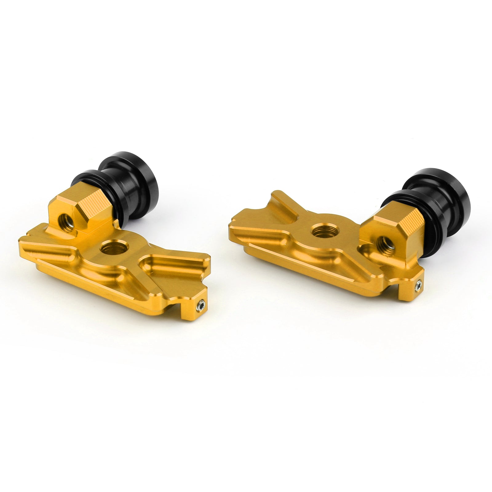 Motorcycle CNC Swingarm Spool Adapters / Mounts For Honda CBR25R 211-213 Gold