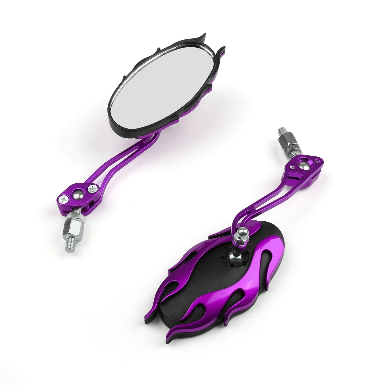 Espejos universales para motocicleta Espejo retrovisor genérico de 8 mm y 10 mm