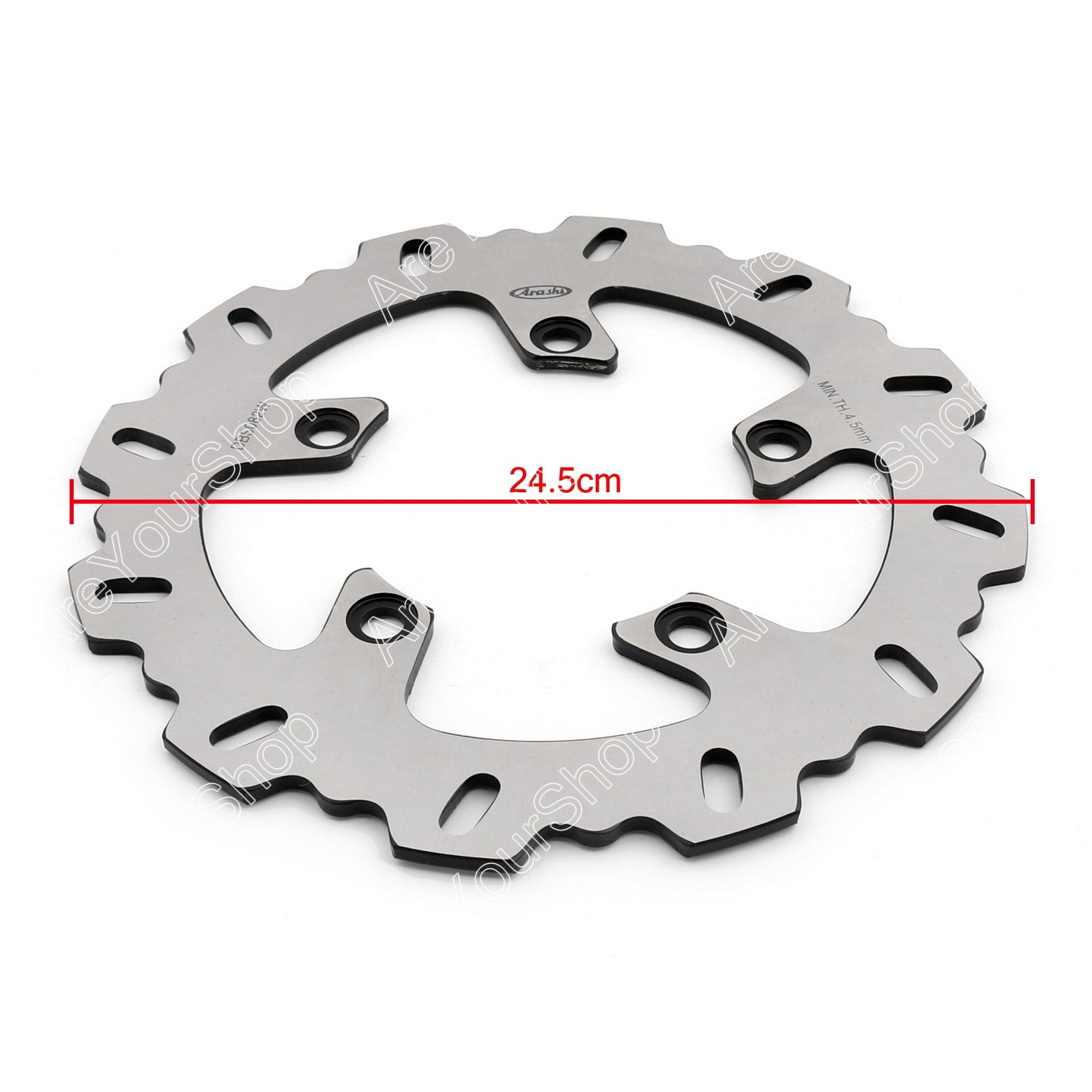 Rotore del disco freno posteriore per Yamaha FZ6 Fazer 600 04-08 FZ1 Fazer 1000 ABS 07-12 Generico