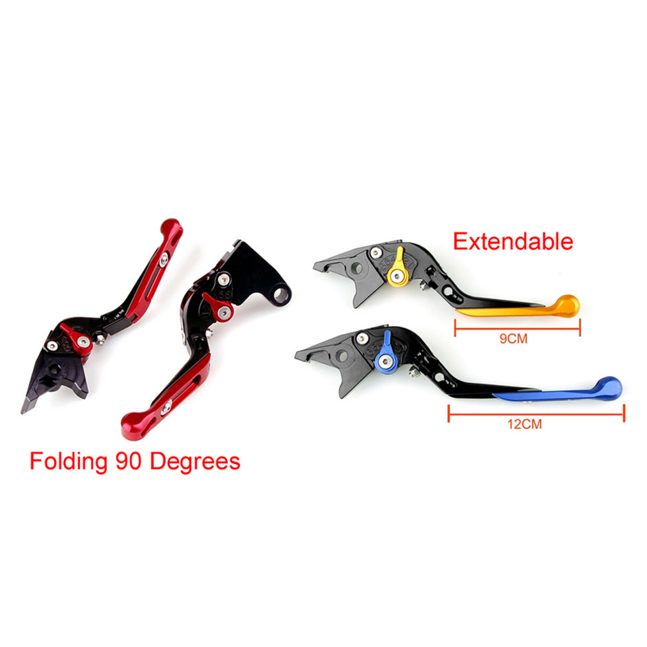 Leviers d'embrayage de frein extensibles pliables réglables pour Honda CBR929RR 2000-2001 générique