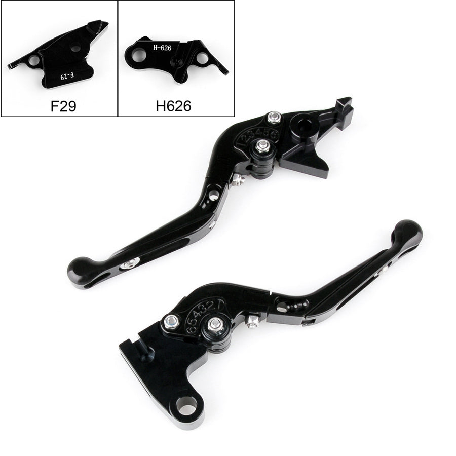 Leviers d'embrayage de frein extensibles pliables réglables pour Honda CBR929RR 2000-2001 générique