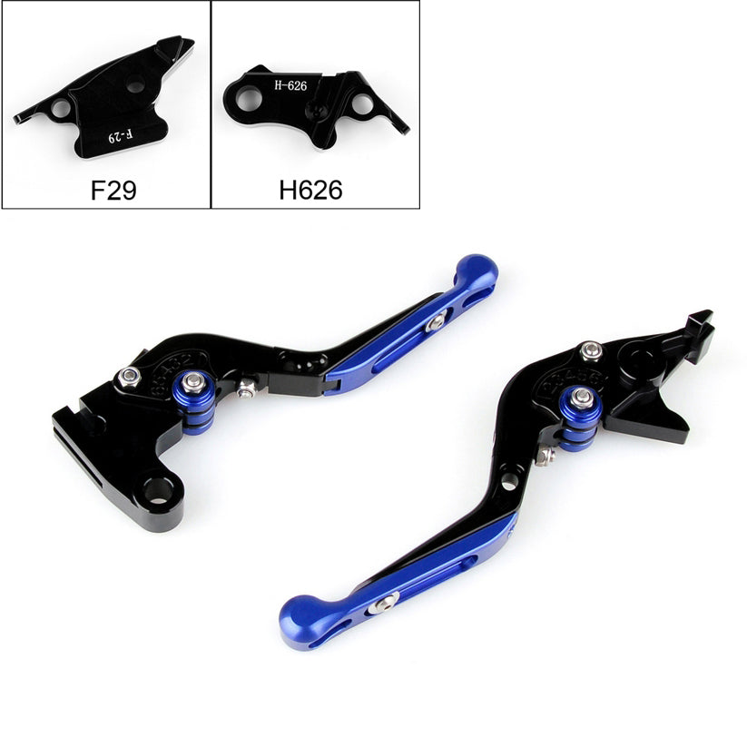 Leviers d'embrayage de frein extensibles pliables réglables pour Honda CBR929RR 2000-2001 générique