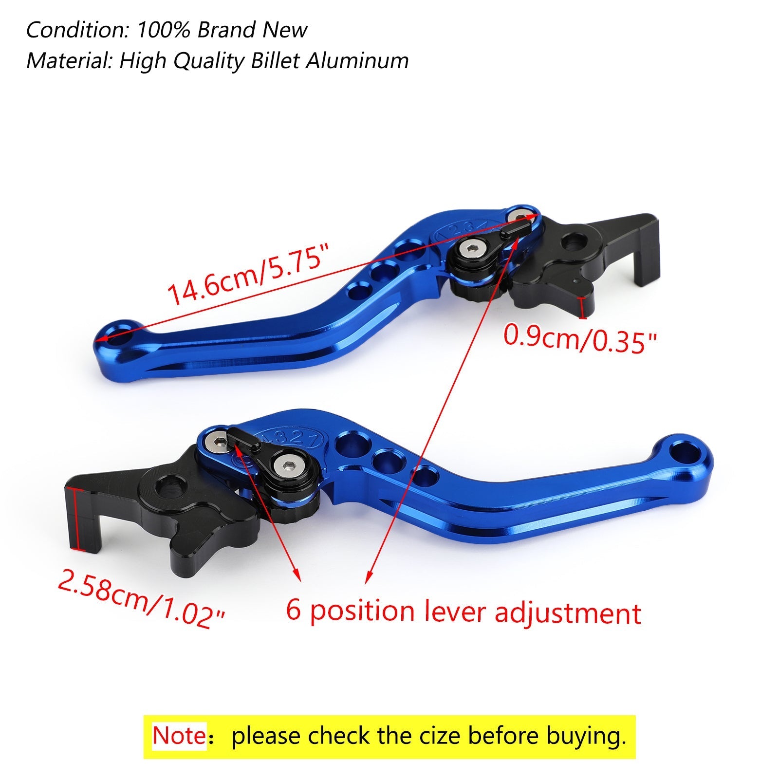 Leve freno frizione in alluminio per moto sinistra e destra per NMAX 125/155 2015-2018 generiche