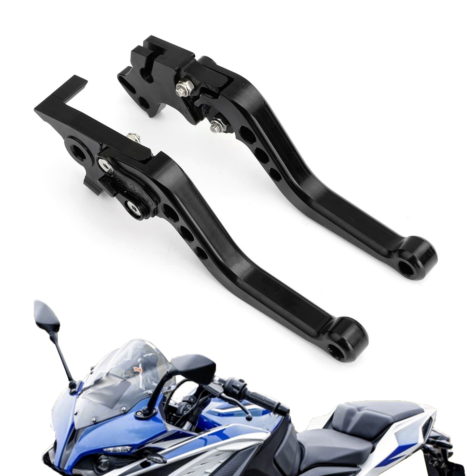 Palancas de embrague de freno de aluminio para motocicleta izquierda y derecha para MODENAS PULSAR NS RS 200 genéricas