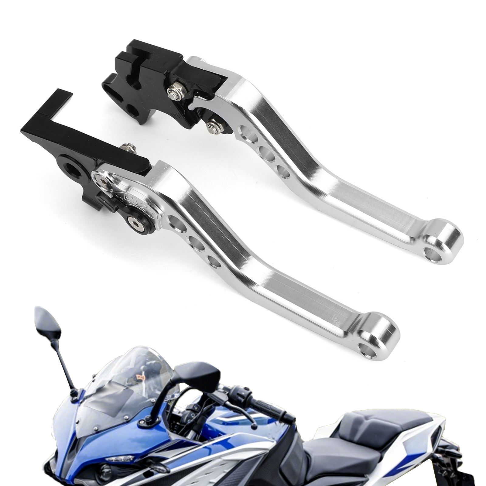 Leviers d'embrayage de frein en aluminium de moto gauche et droite pour MODENAS PULSAR NS RS 200 générique