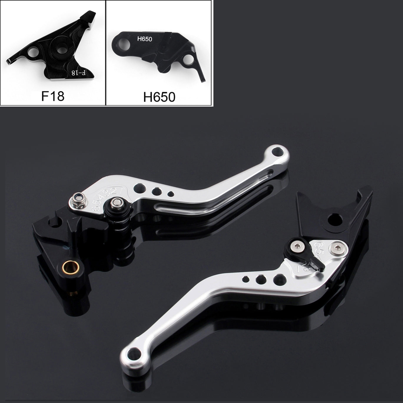 Leviers d'embrayage de frein courts pour Honda CBR650F/CB650F 2014-2015 (F-18/H-650) générique