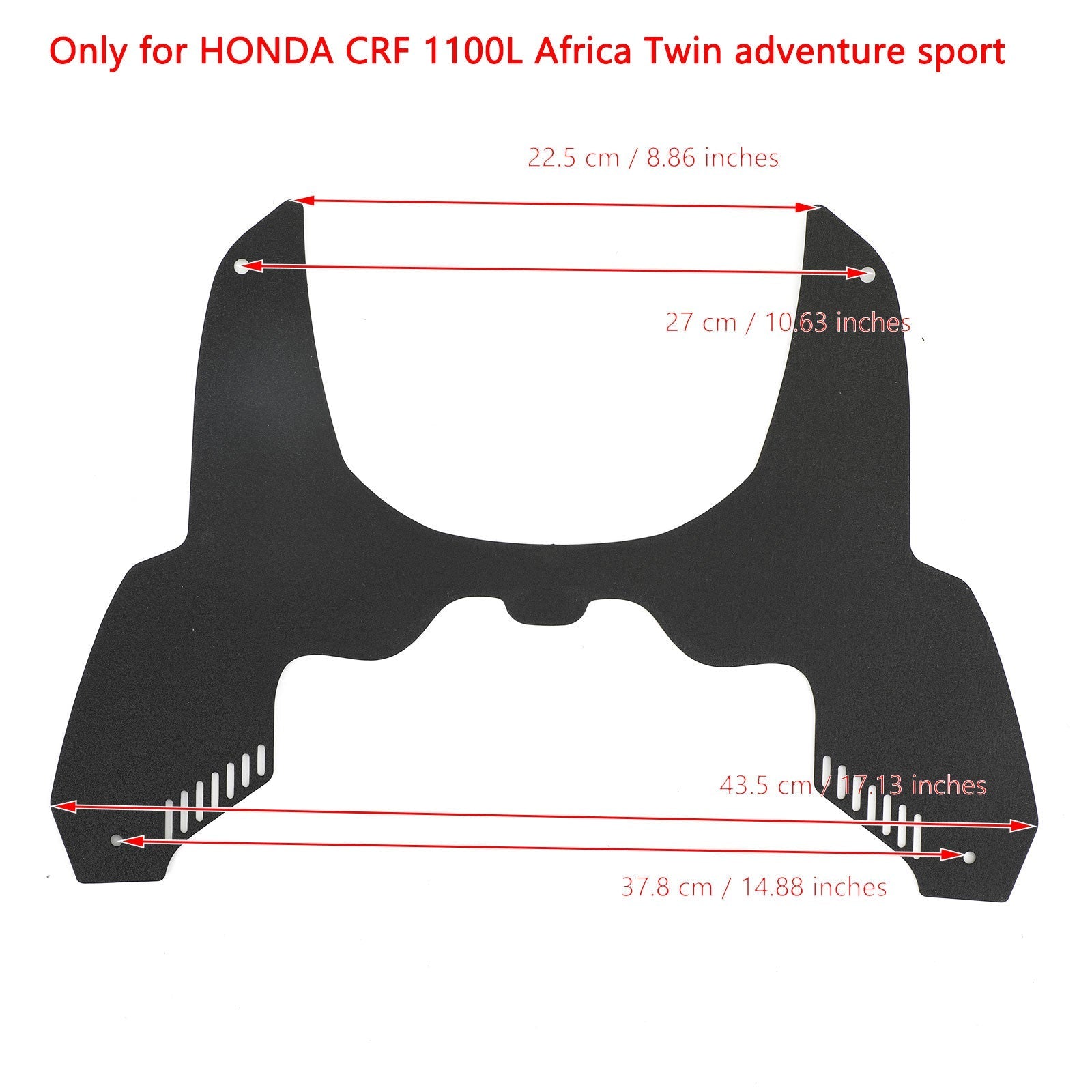 Deflektor wznoszący Forkshield pasuje do HONDA CRF 1100L Africa Twin adv. Sport 2020 Ogólny