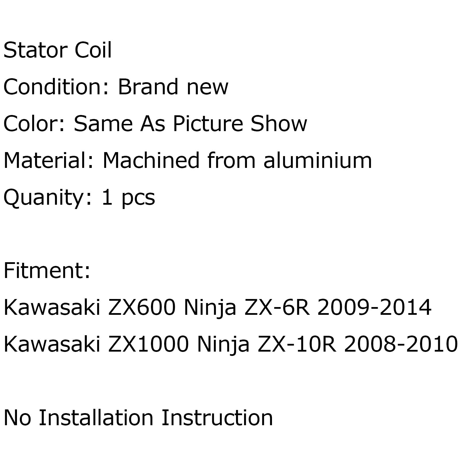 Stator de générateur adapté pour Kawasaki ZX 600 R Ninja ZX6R ZX-6R 2008 2009-2017