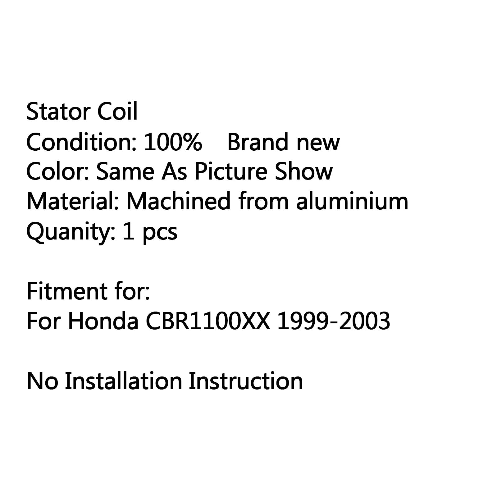 Bobine de stator de moteur de générateur de magnéto pour Honda CBR1100XX CBR 1100XX (99-2003) générique