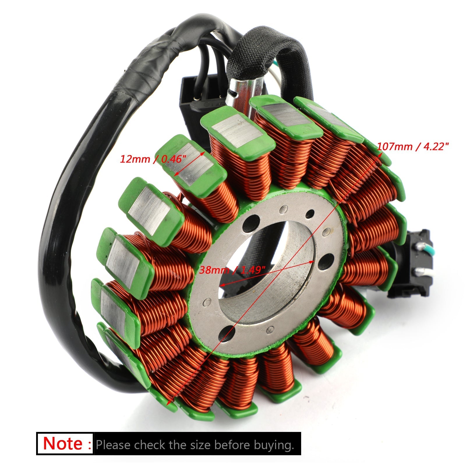 Générateur Stator Bobine 18 Pôles Pour Kawasaki EX300 EX250 Ninja 13-17 ER250 ER300 Générique