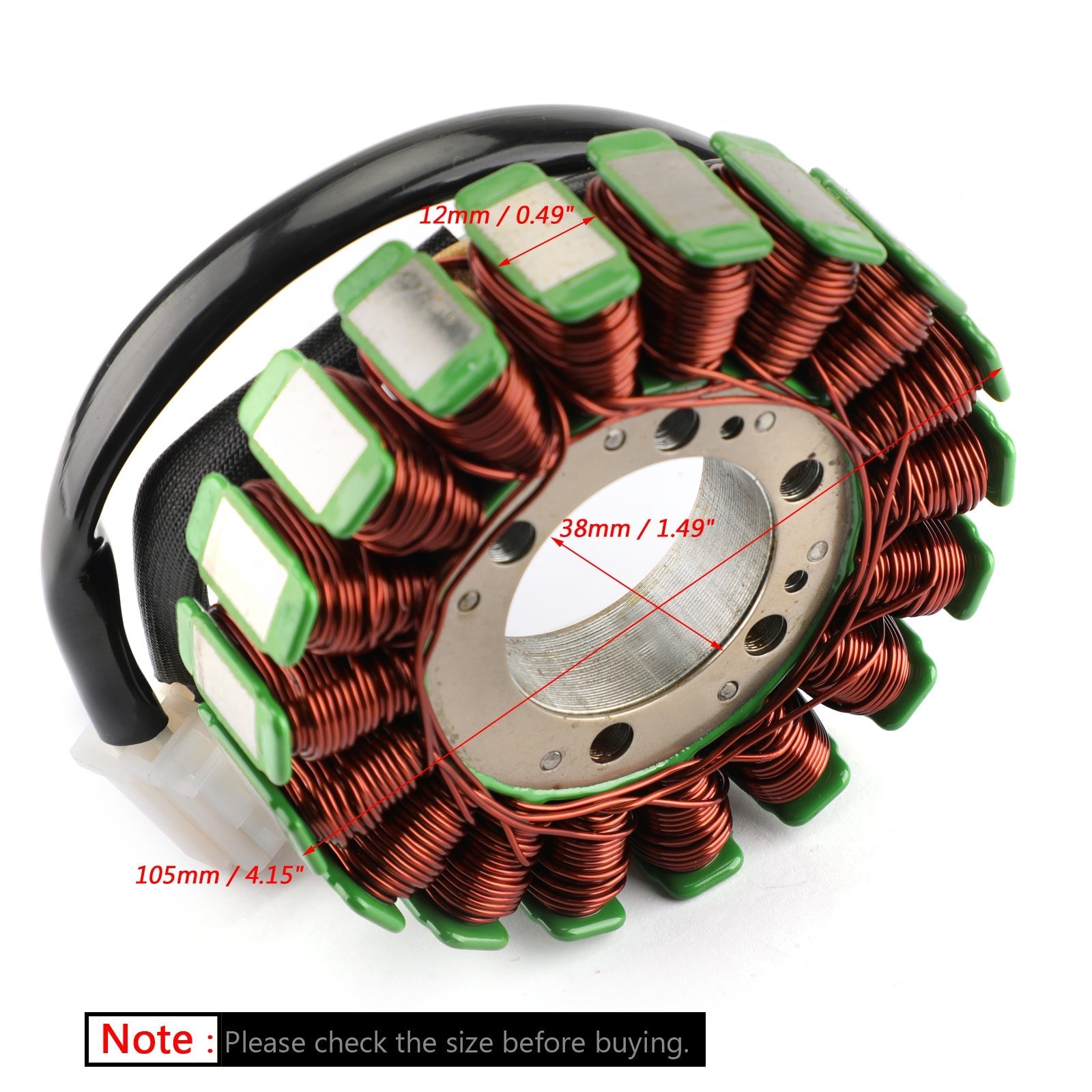 Bobine de stator 18 pôles pour Yamaha YZF R6 2003-2005 YZF R6S 2006-2009 5SL-81410-00 générique