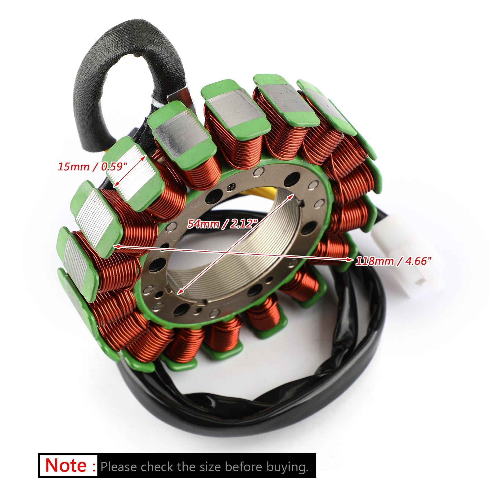 Bobine de stator d'alternateur pour Honda NV750 C Shadow NV400 VT400 97-03 31120-MBA-004 générique