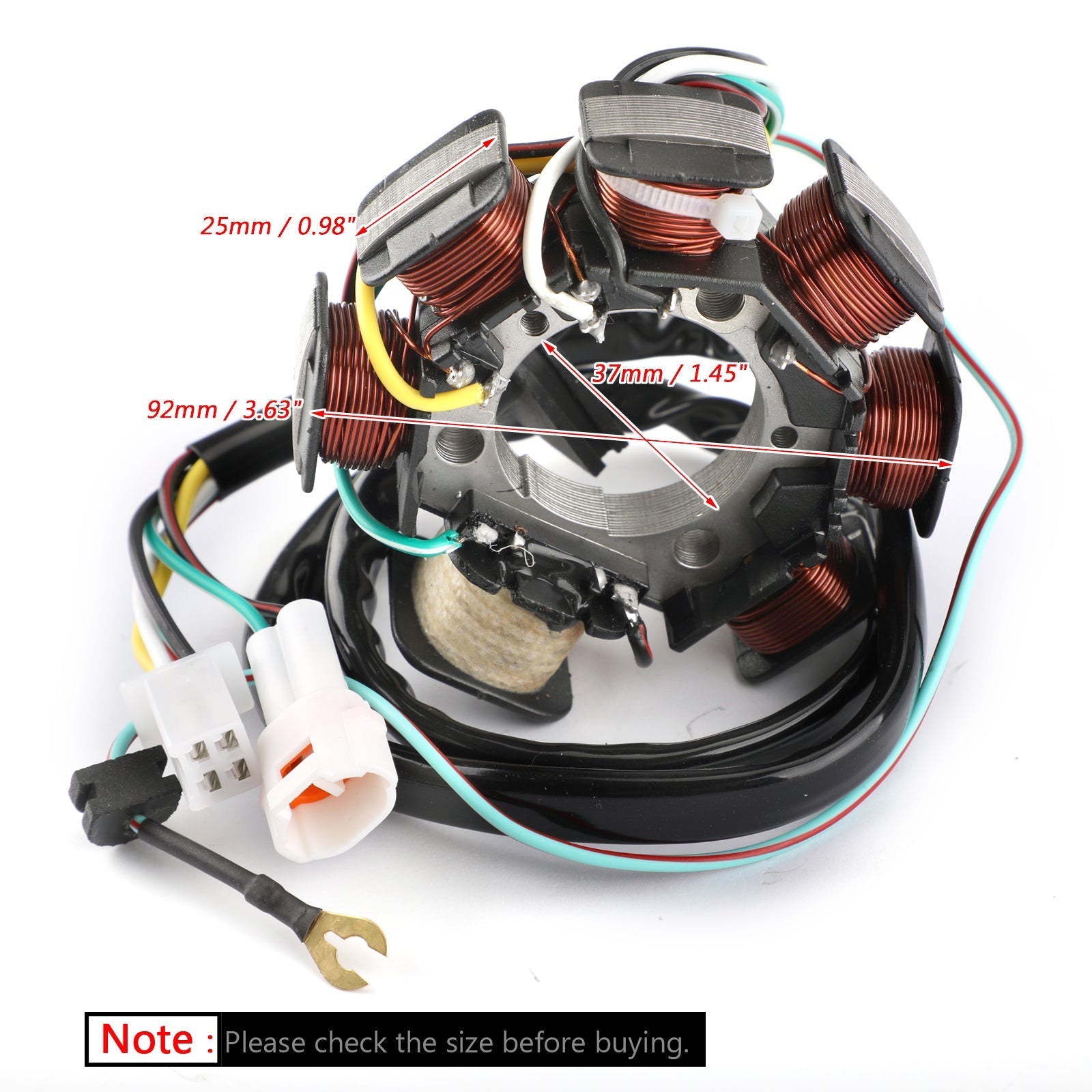 Bobine de stator d'alternateur pour Yamaha DT125 DT125R 99-03 3RM-85560-00 3RM-85560-01 générique