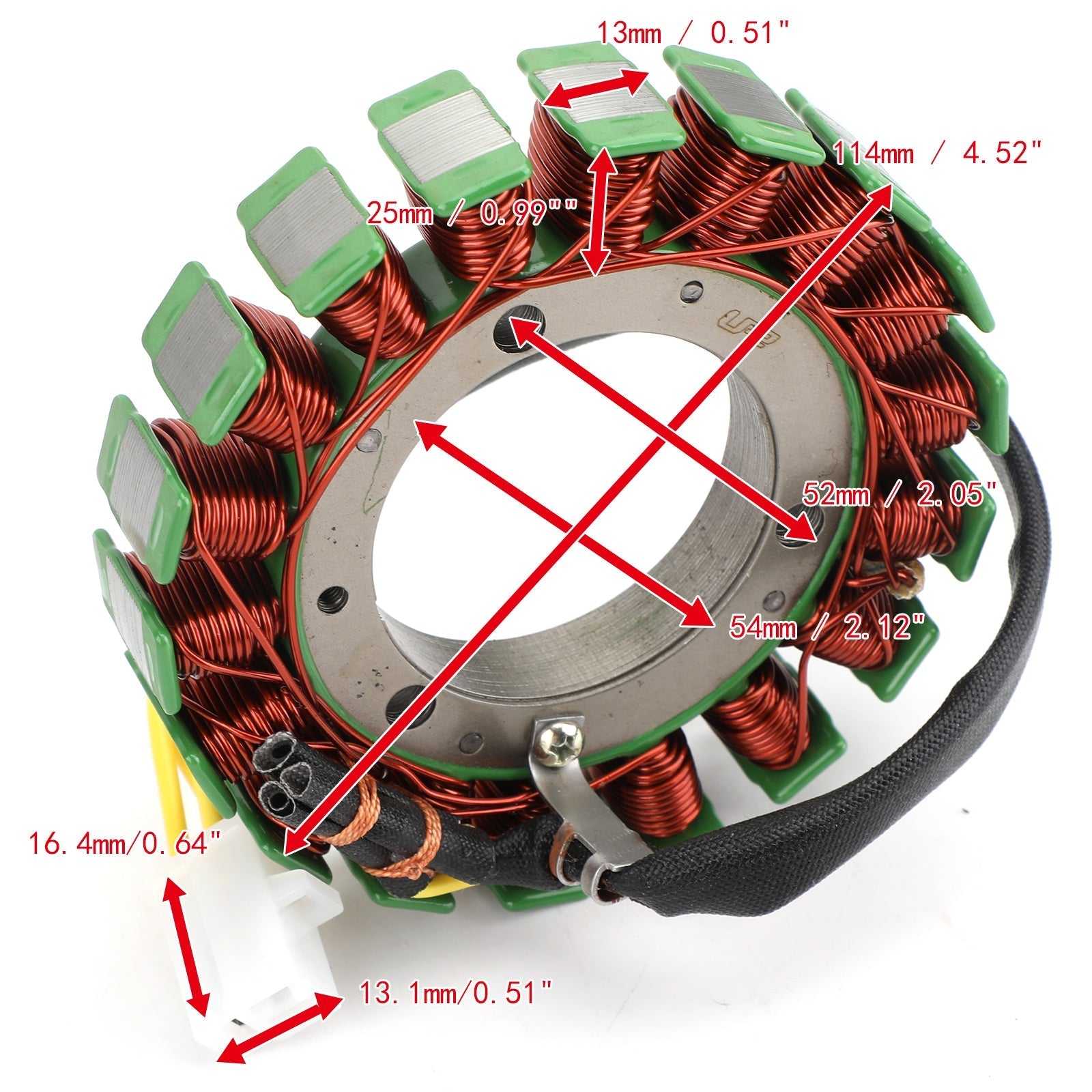 Bobina de estator magnético para Arctic Cat EXT 580 / Pantera 580 EFI L/C 97-98 3005-053 genérico