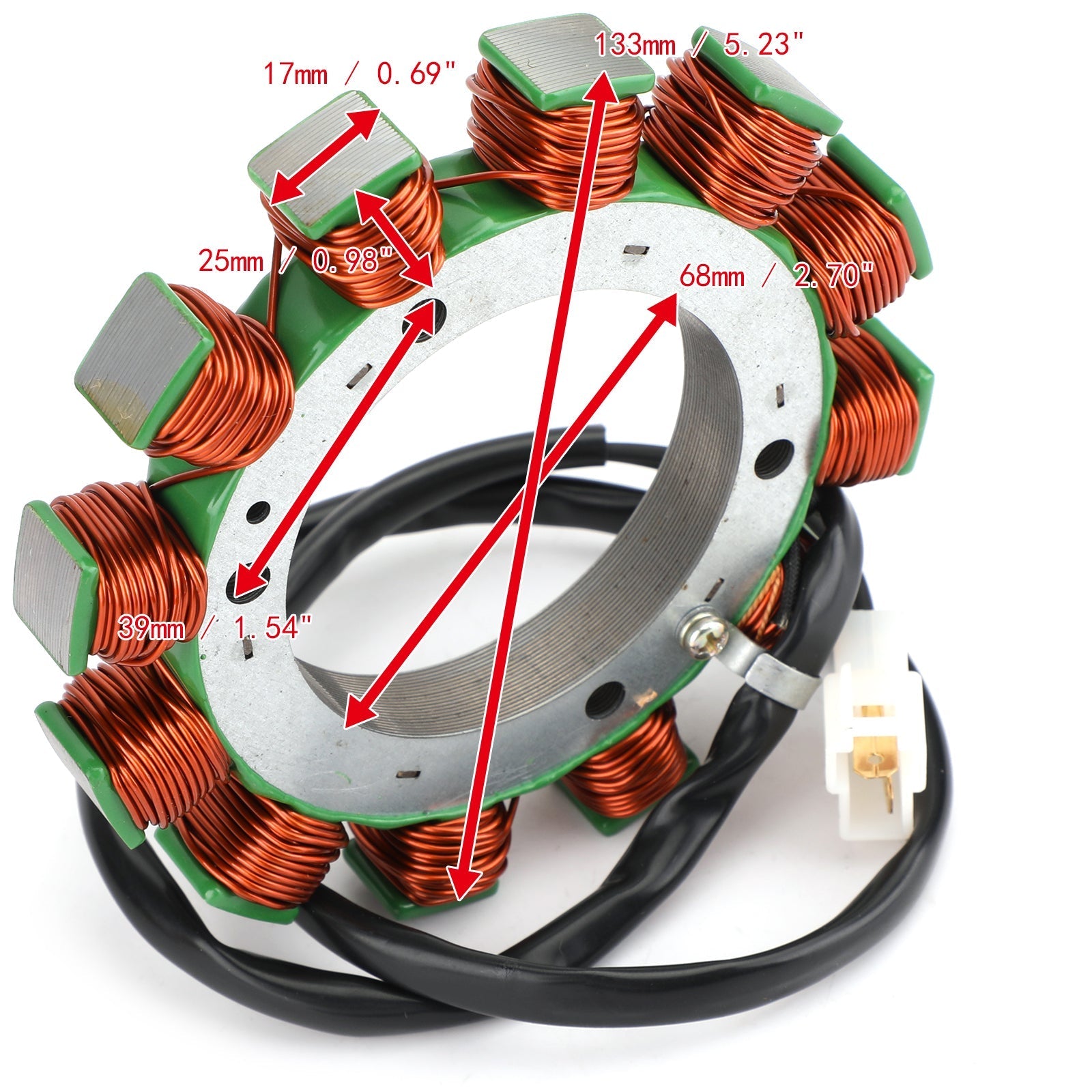 1994-2000 Kawasaki MULE 2500 2510 4X4 2520 Bobine de charge de stator de gazon 59031-2103