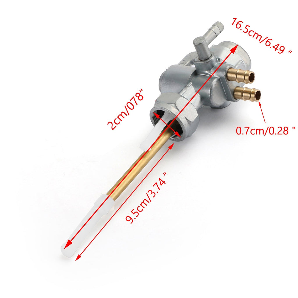 Benzinhahn Benzinhahn 51023-040 für Kawasaki H1 69-75 H2 72-75 KH500 76 Generic
