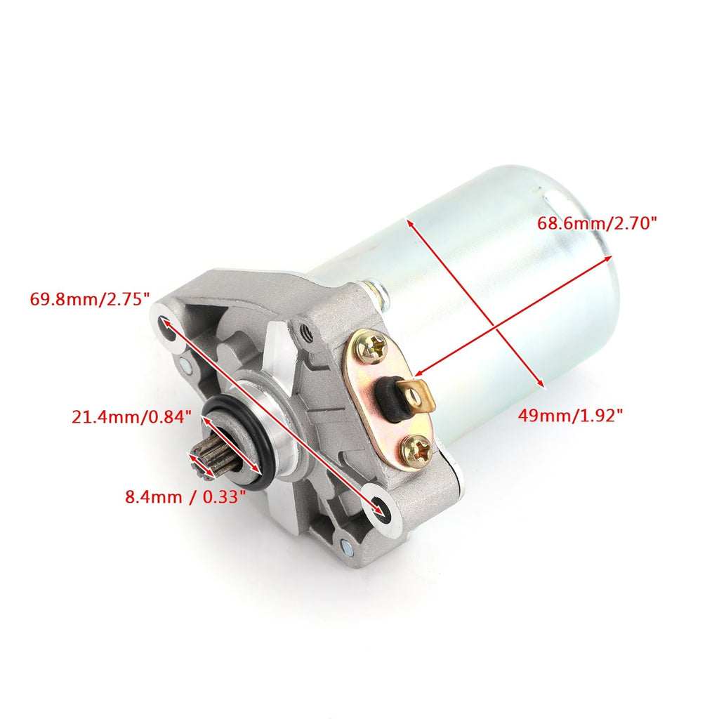 Neuer Anlasser mit 9 Zähnen für Honda NCH50 Metropolitan NVS50 NSC50 NSC110 NHX110
