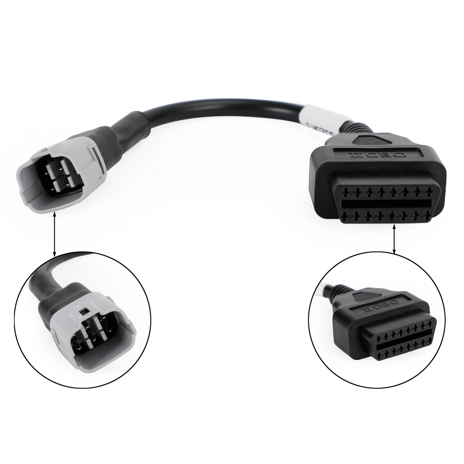 Adattatore presa diagnostica OBD2 a 6 pin per cavo ATV per scooter moto SUZUKI