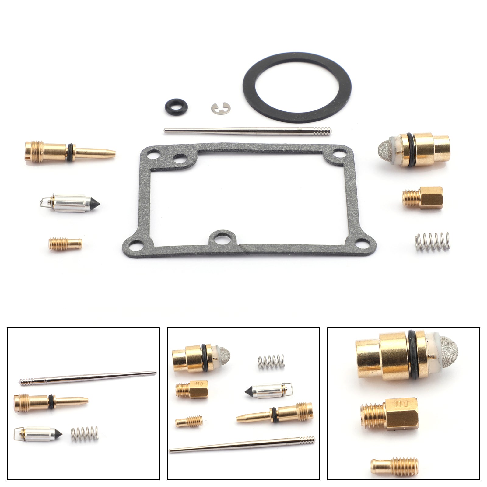 Kit di riparazione per ricostruzione carburatore CARB per Yamaha YFS 200 Blaster 200 YFS200 88-06 generico