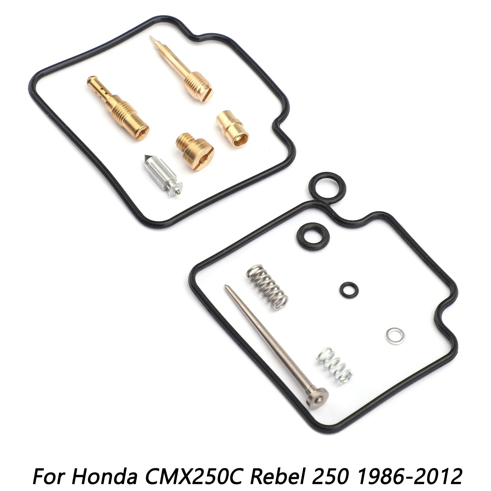 CARBURATEUR Carb Rebuild Kit De Réparation Pour Honda CMX250C Rebel 250 86-12 #.0201-318 Générique