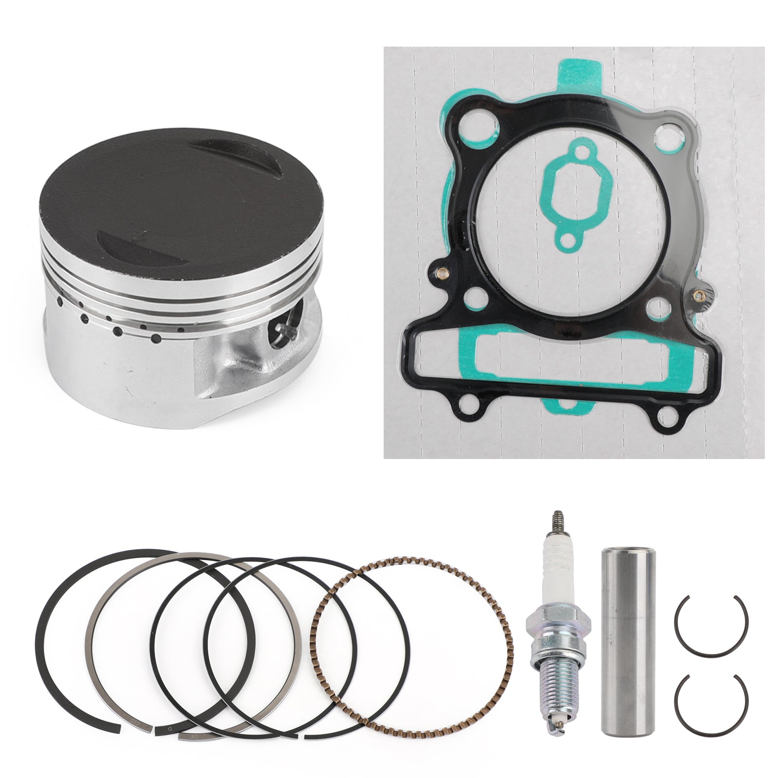 Kit de bujía de junta de anillo de pistón de 83mm para Yamaha Warrior 350 YFM350X 1987-2004 genérico