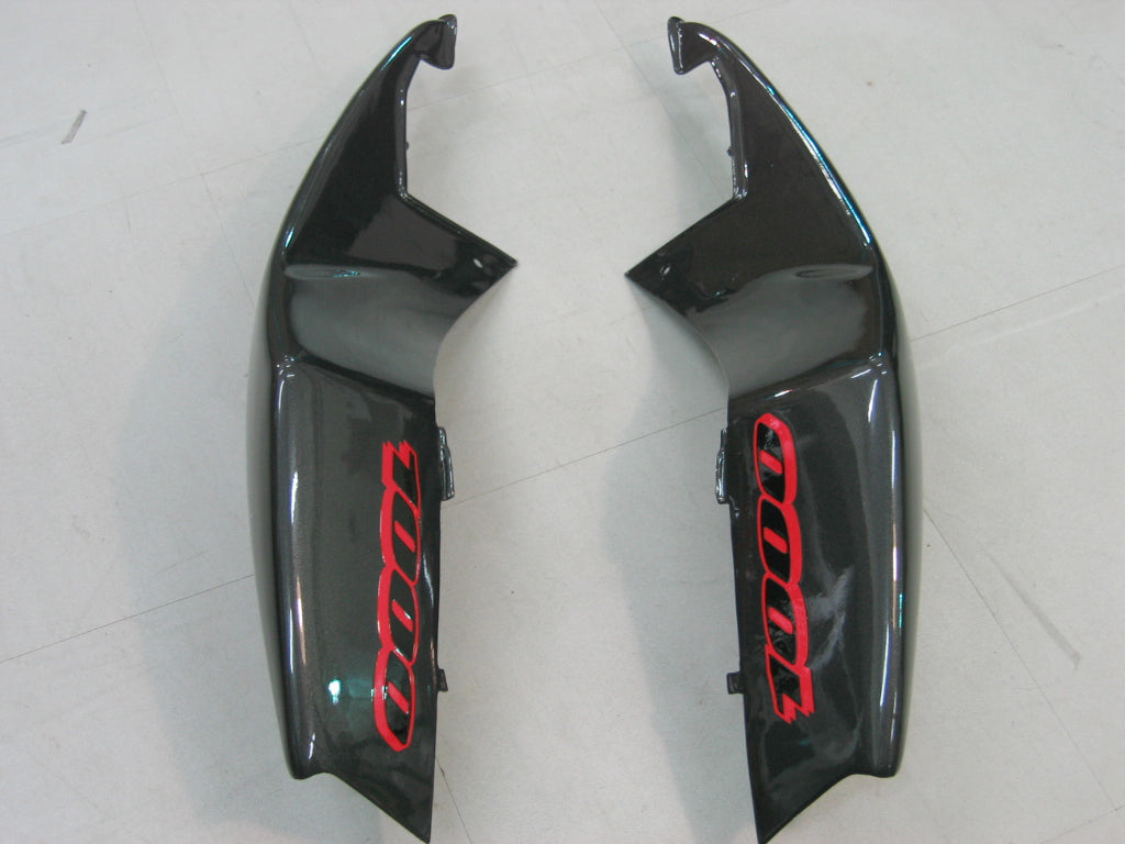 Amotopart Carene 2005-2006 Suzuki GSXR 1000 Silver &amp; Black GSXR Generico