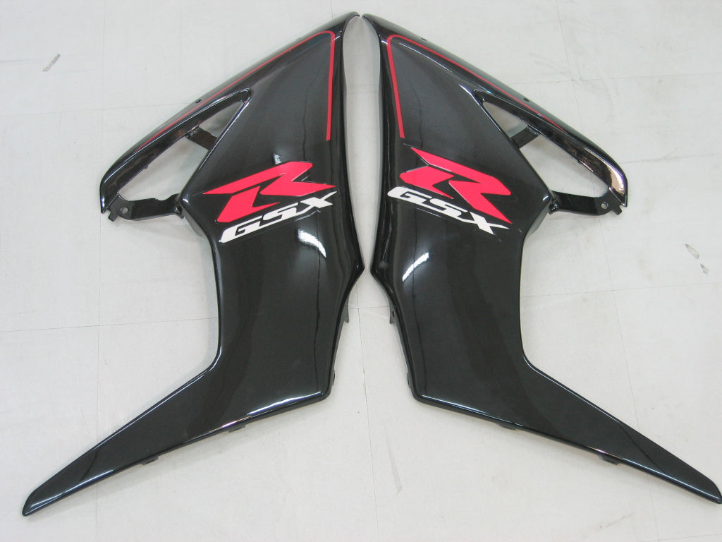 Amotopart Carenados 2005-2006 Suzuki GSXR 1000 Plata y Negro GSXR Genérico