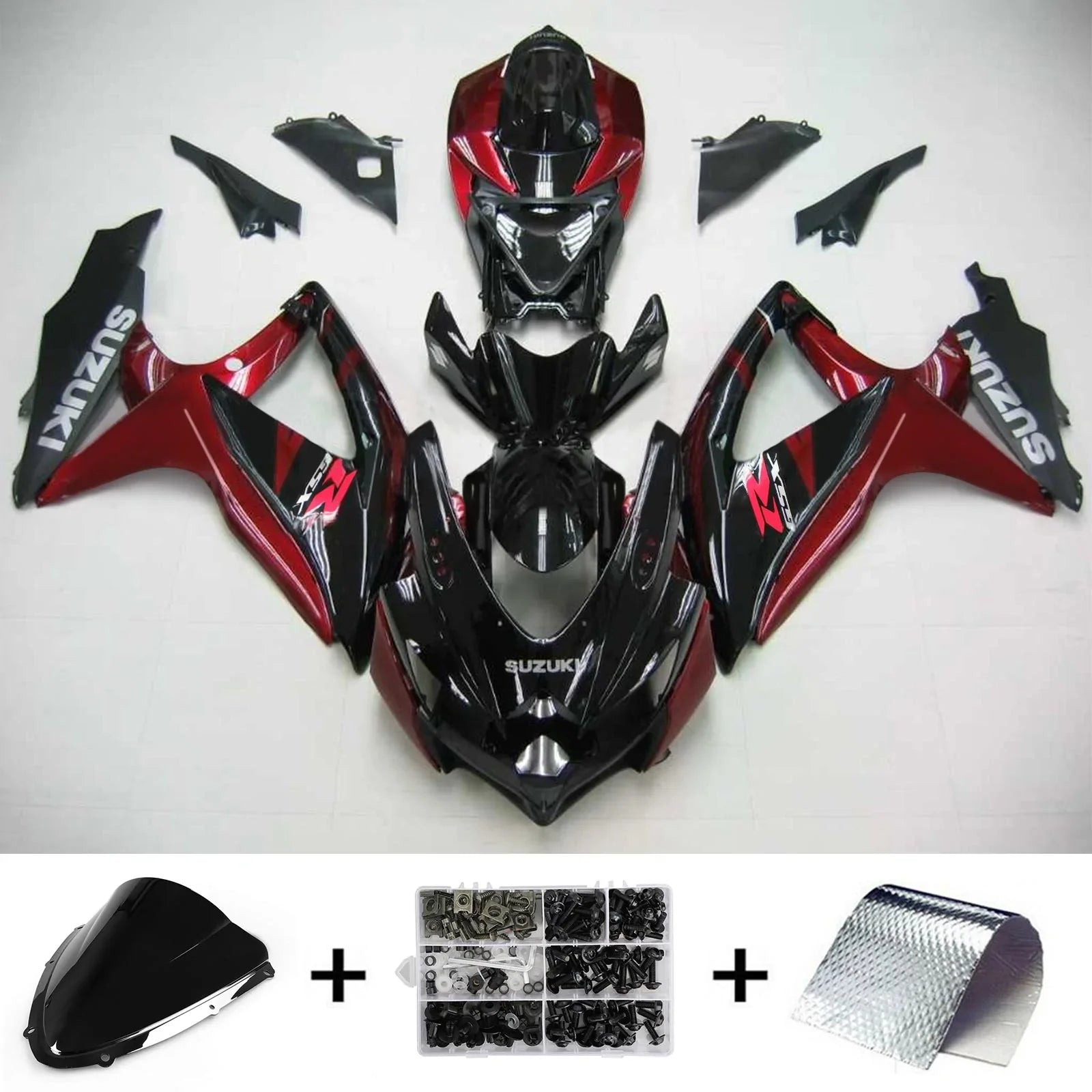 Amotopart Suzuki GSXR 600/750 2008-2010 Kit Carenado Plastico ABS K8